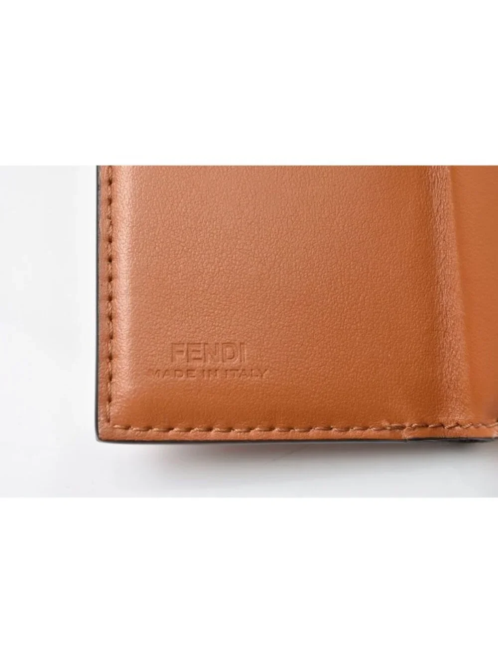 Fendi Wallet Mini Trifold Aayz Soft Leather Brown